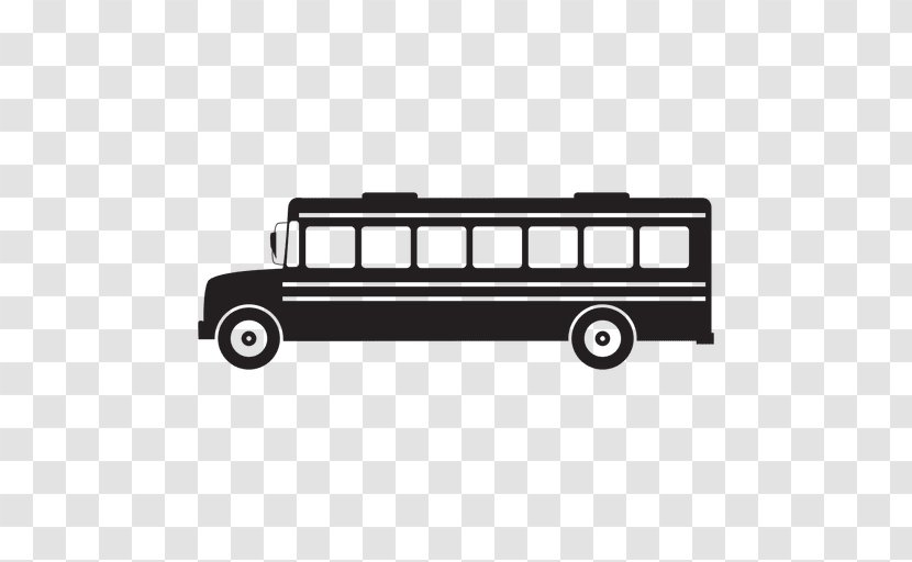 School Bus Silhouette - Brand Transparent PNG