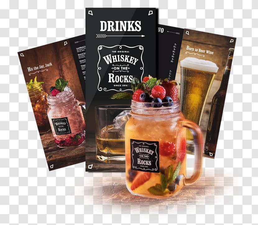 Whiskey On The Rocks Bar Cocktail Alcoholic Drink Transparent PNG