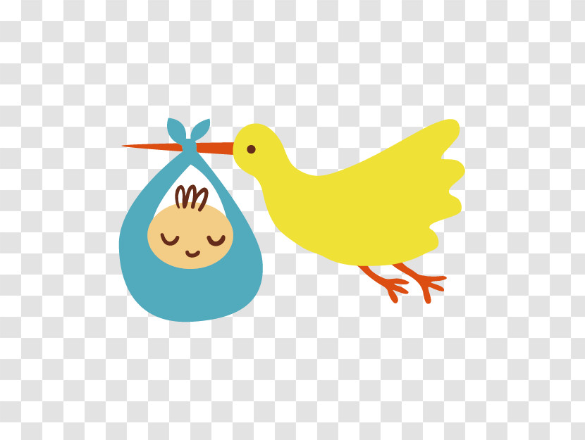 Bird Yellow Beak Logo Smile Transparent PNG