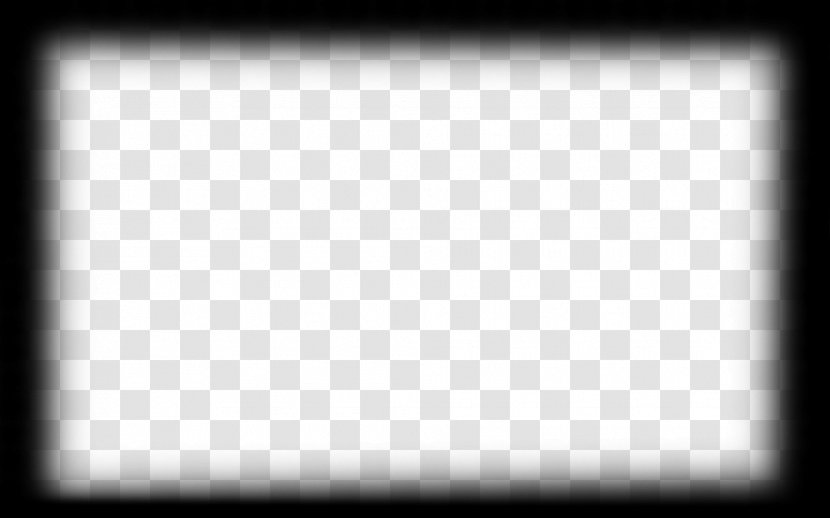 White Chessboard Black Pattern - Rectangle - Border Transparent PNG