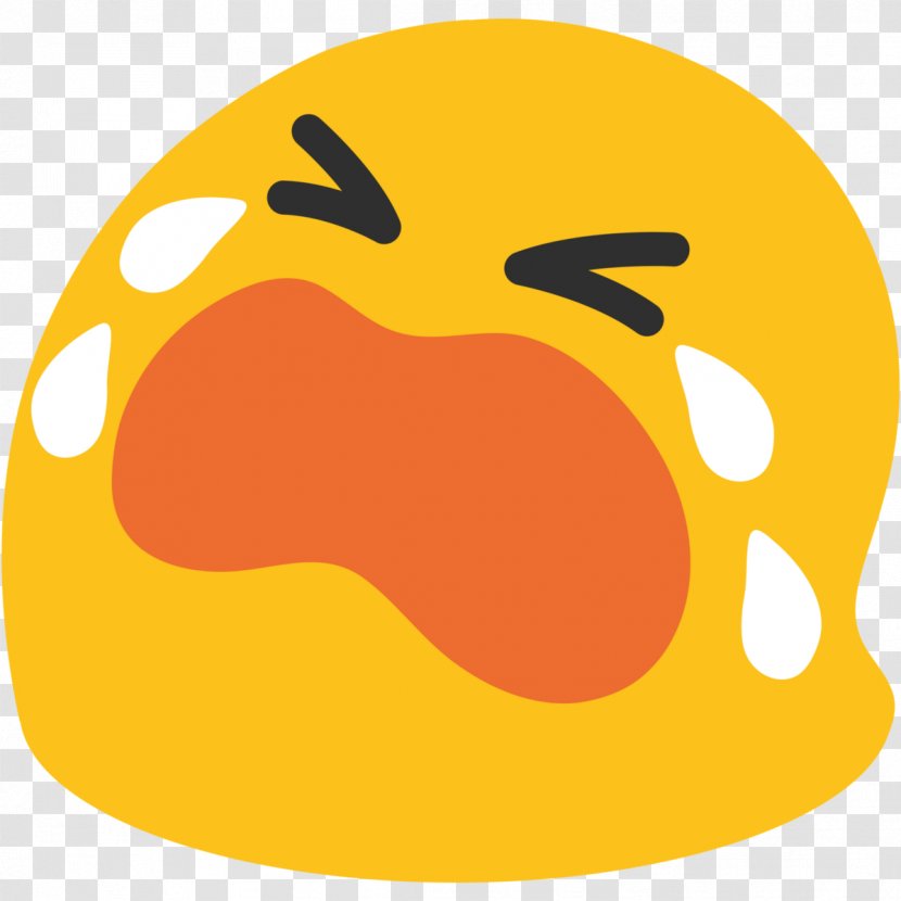 Face With Tears Of Joy Emoji Android Crying Emoticon - Smiley Transparent PNG