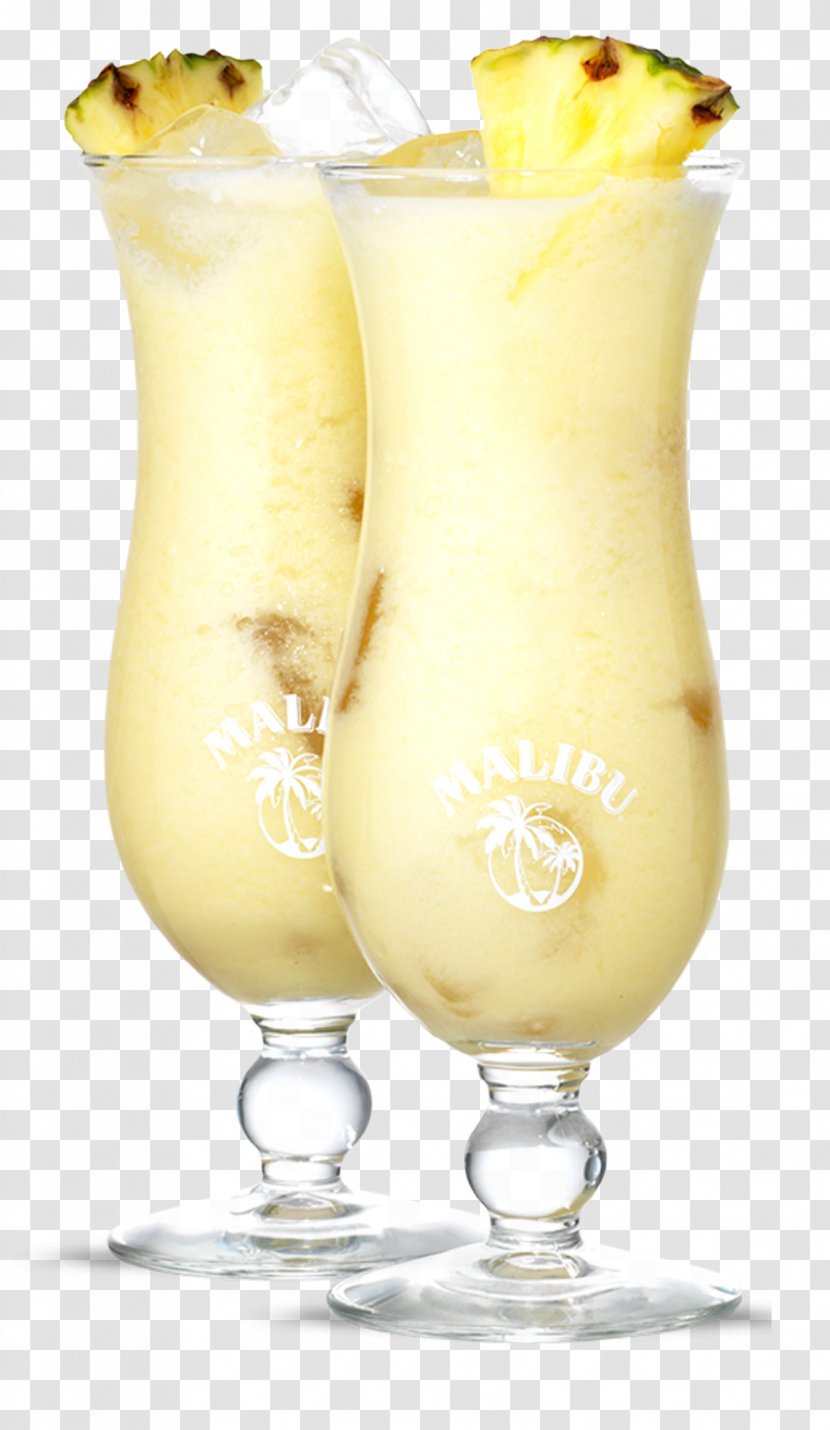 Piña Colada Cocktail Garnish Harvey Wallbanger Batida Non-alcoholic Drink - Milkshake Transparent PNG