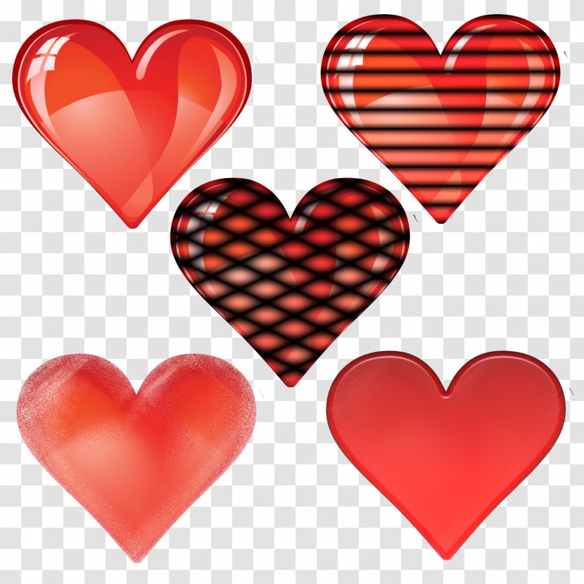 Heart Painting Valentine's Day Clip Art Transparent PNG