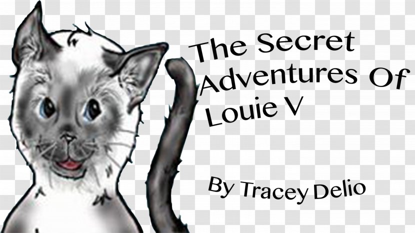 Whiskers Kitten Louie V Trims The Tree: Secret Adventures Of Smithtown Cat - Cartoon Transparent PNG