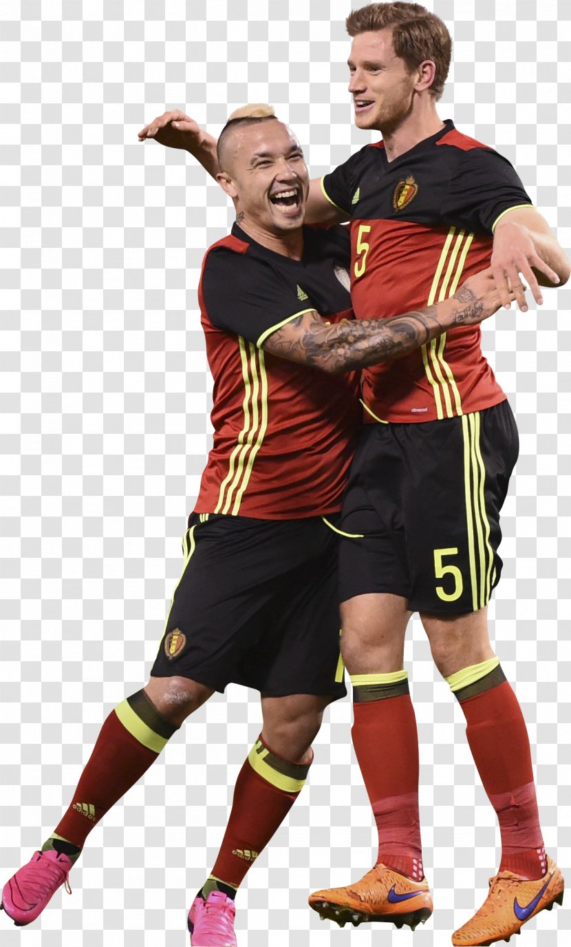 Radja Nainggolan Jan Vertonghen Belgium National Football Team Player - Uniform Transparent PNG