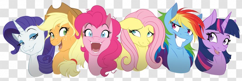 Applejack Pony Pinkie Pie Fluttershy Rainbow Dash - Cartoon - Pegasus Hair Transparent PNG