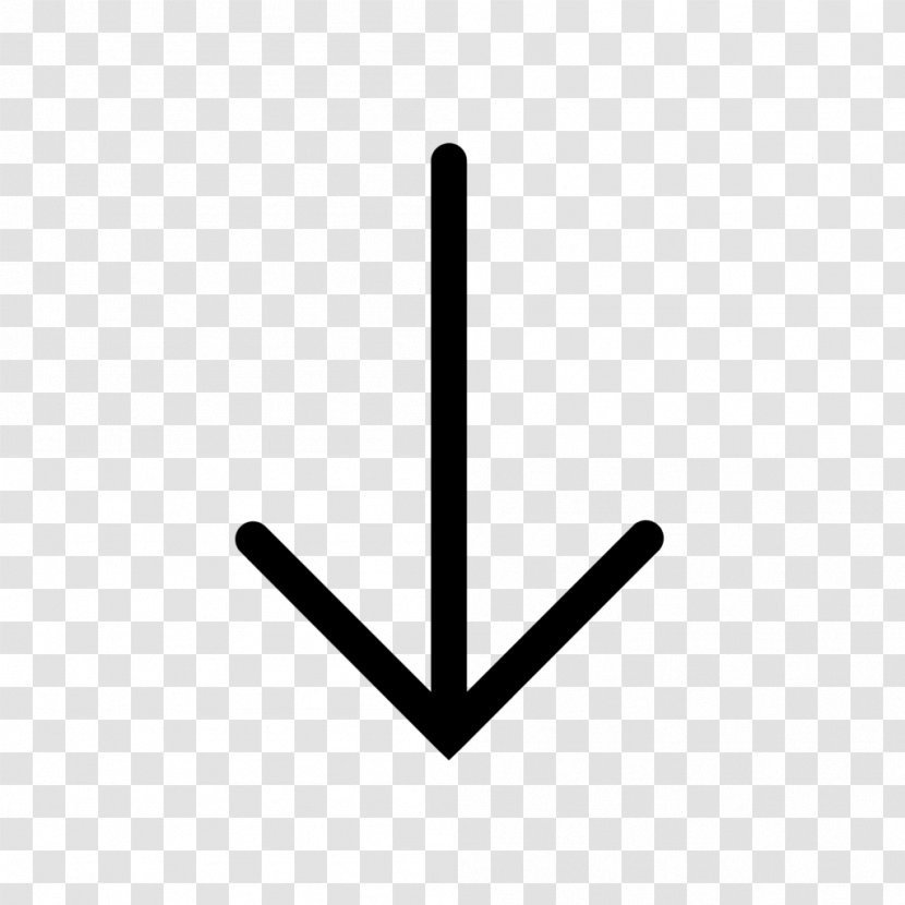 Arrow Vector Download - Pointer - Down Transparent PNG
