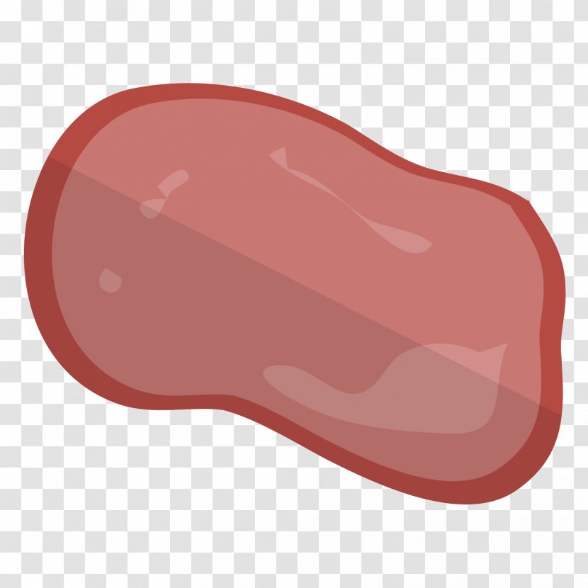Red Mouth Font - Maroon - Gray Bacon Meat Transparent PNG