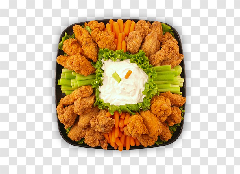 Buffalo Wing Fried Chicken Fingers Nugget - Lunch - Spicy Transparent PNG