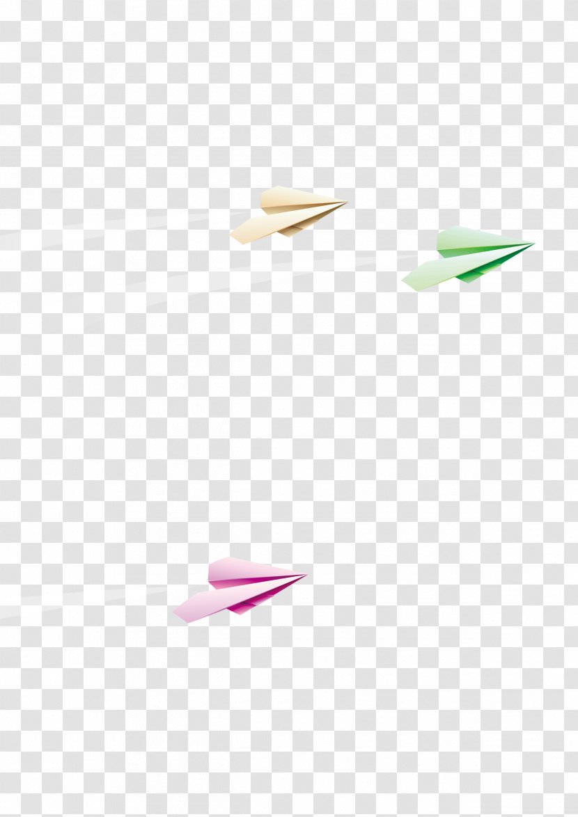 Material Pattern - Color Paper Airplane Transparent PNG