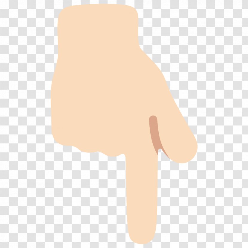 Index Finger Hand Thumb Emoji - Gesture Transparent PNG