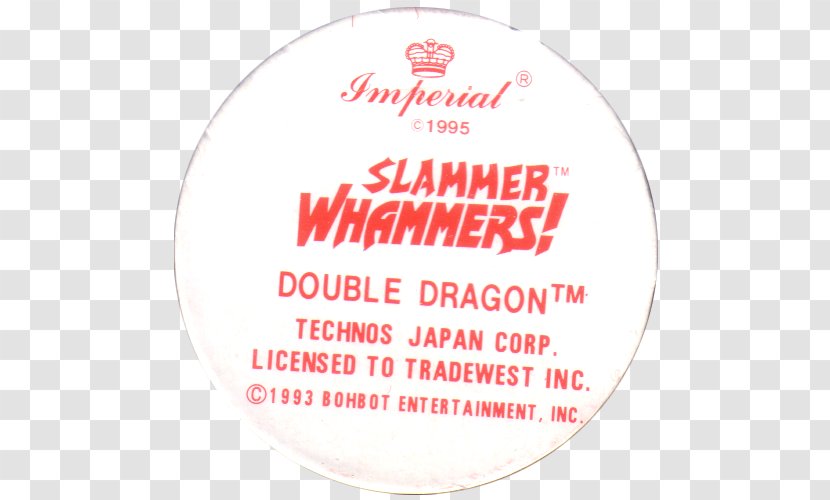 Slammer Whammers Brand Beach Game Font - Double Dragon Transparent PNG