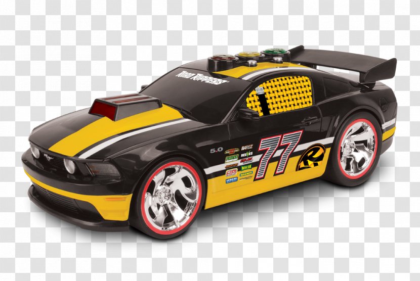 Ford Mustang Radio-controlled Car Motor Company Lego Racers - Yellow - Hot Wheels Race Off Transparent PNG