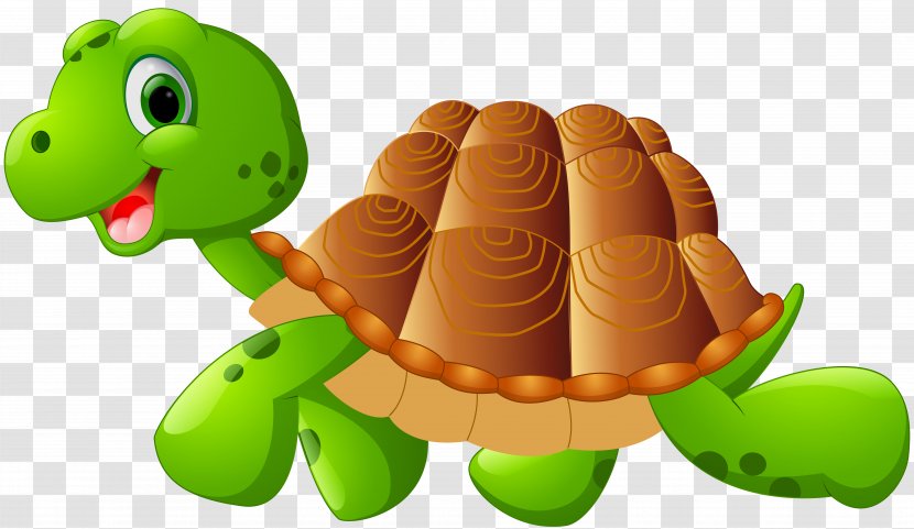 Green Sea Turtle Cartoon Reptile Clip Art - Image Transparent PNG