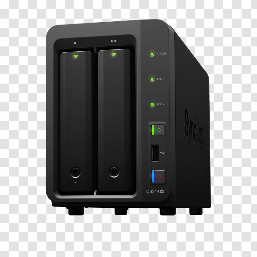 Network Storage Systems Synology Inc. Hard Drives DiskStation DS716+II DS214+ - Server - Serial Ata Transparent PNG