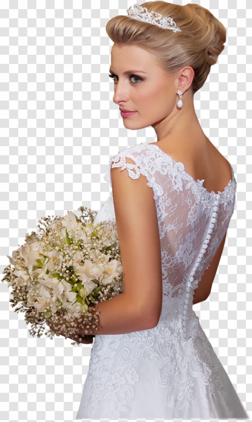 Engagement Bride Marriage Wedding Dress - Silhouette - Noivos Transparent PNG