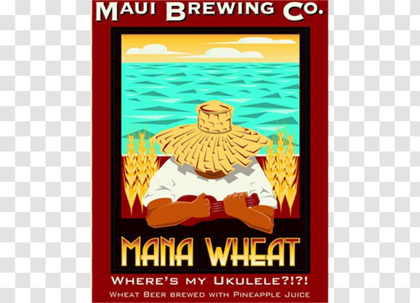 Maui Brewing Co. Beer Poster Organism Brewery Transparent PNG