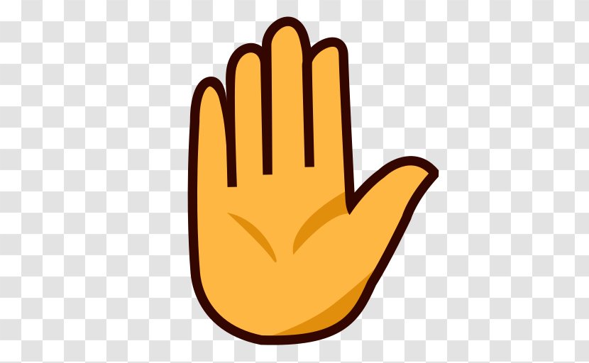 Emojipedia Hand Mobile Phones Finger - Yellow - Emoji Transparent PNG