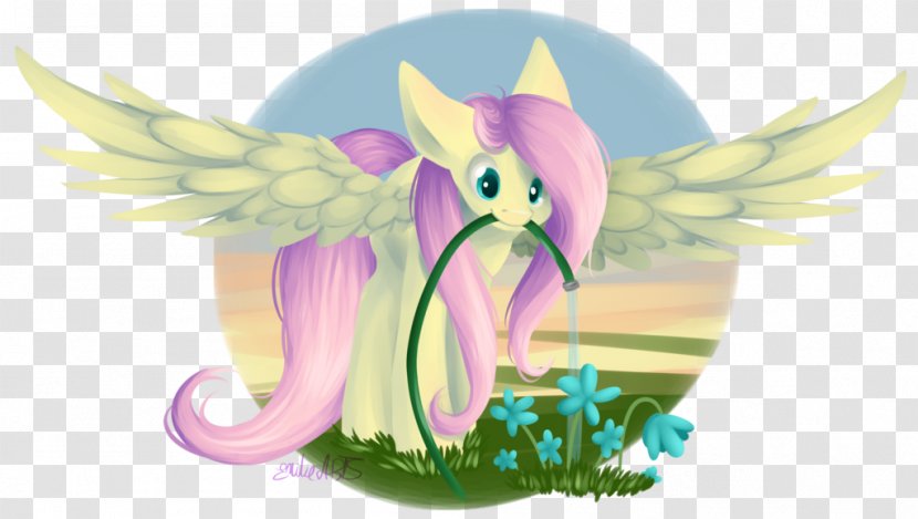 Painting Fluttershy DeviantArt My Little Pony - Fan Art Transparent PNG