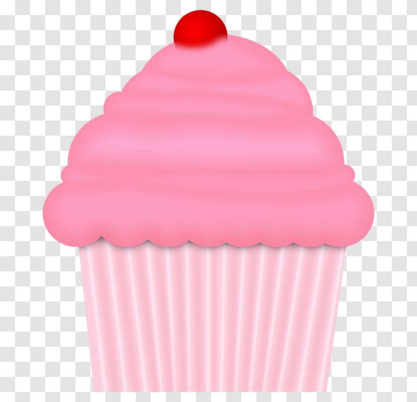 Ice Cream Cupcake Madeleine Sweetness - Drawing - Pink Cake Transparent PNG