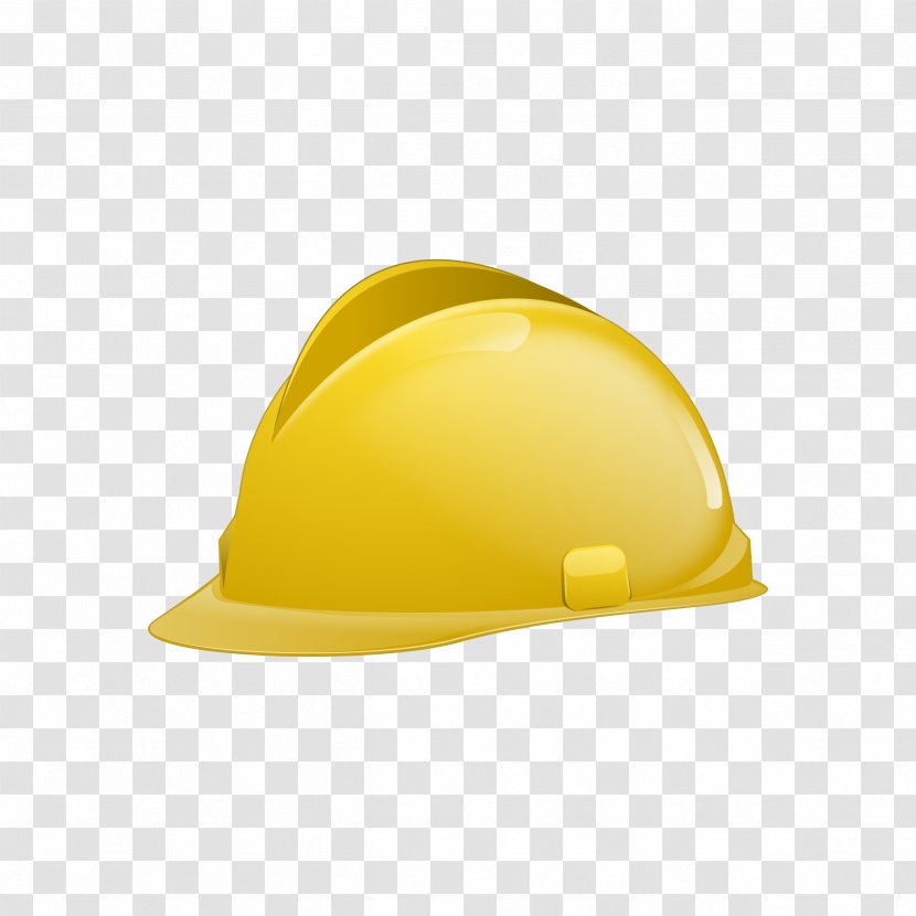 Hard Hat Yellow Helmet - Learning Transparent PNG