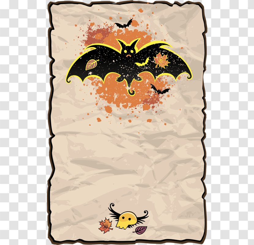 Halloween Jack-o-lantern Pumpkin Jack Skellington - Art - Bat Border Transparent PNG