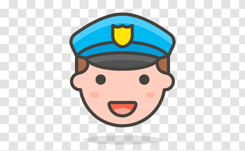 Clip Art Police Officer Vector Graphics - Cheek - Emoji Transparent PNG