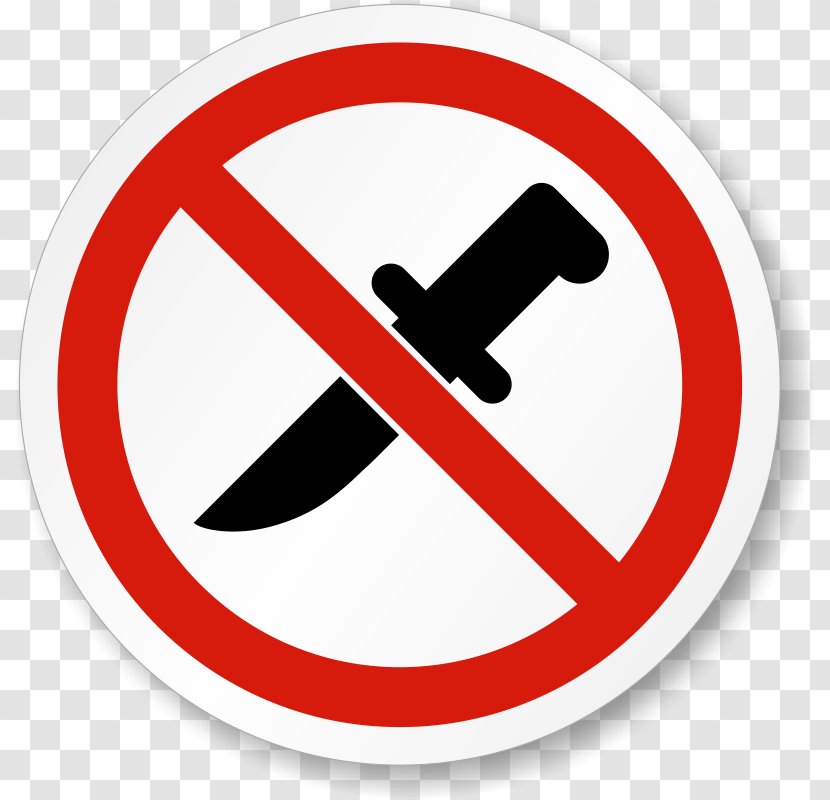 Knife Sign Symbol - Escalator Transparent PNG
