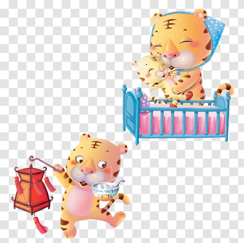 Tiger Animation - Cute Little Transparent PNG