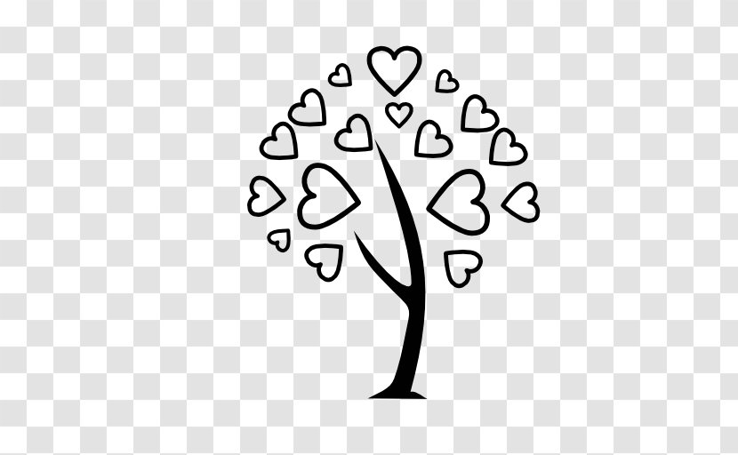 Tree Heart Arborist - Black Transparent PNG