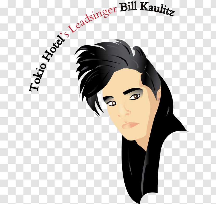 Bill Kaulitz Tokio Hotel Illustration Hair Nose - Cartoon Transparent PNG