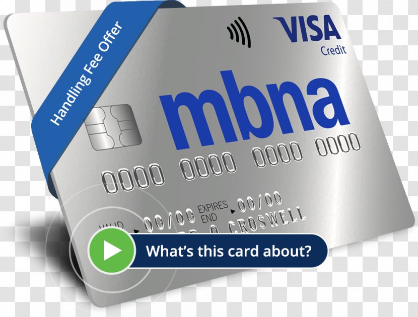 MBNA Credit Card Balance Transfer Business Transparent PNG