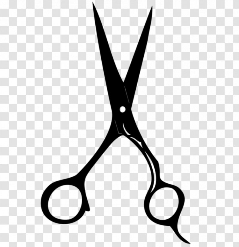 Hairdresser Beauty Parlour Scissors Clip Art - Haircutting Shears - Hairdressing Transparent PNG