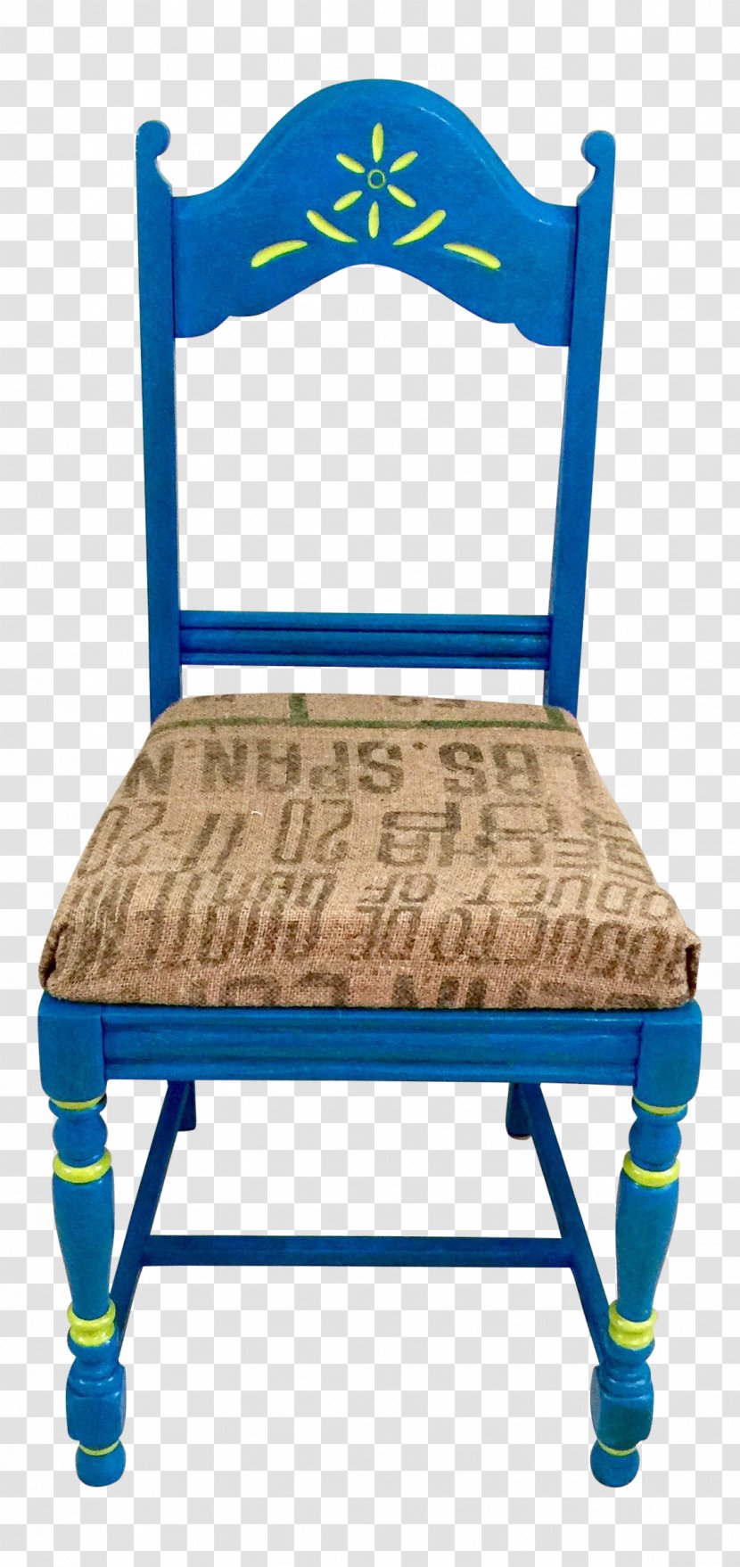 Table Cobalt Blue Chair Transparent PNG