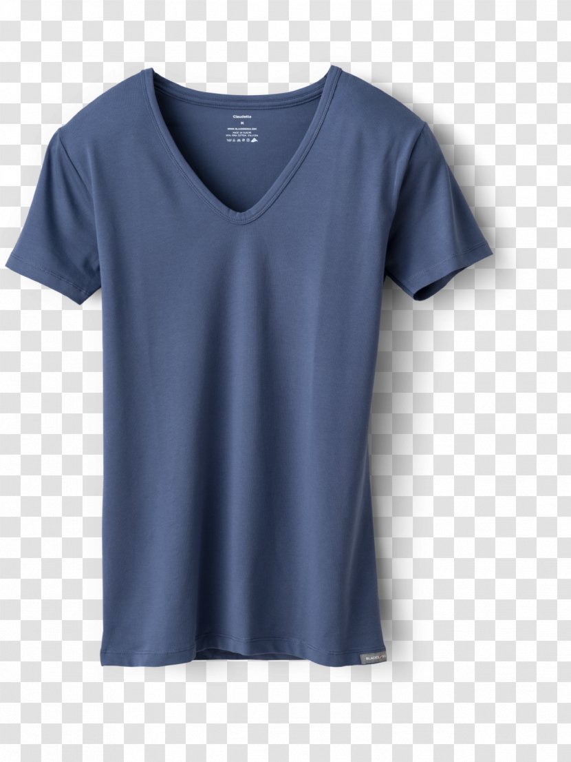 Printed T-shirt Sleeve Neckline - Blue - Shirt Transparent PNG