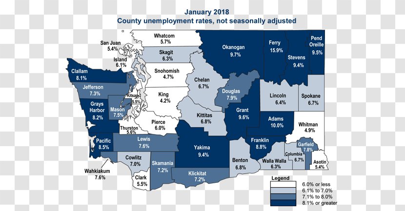 Whatcom County, Washington Pierce Labour Economics Unemployment Labor - County - Ocean Shore Transparent PNG