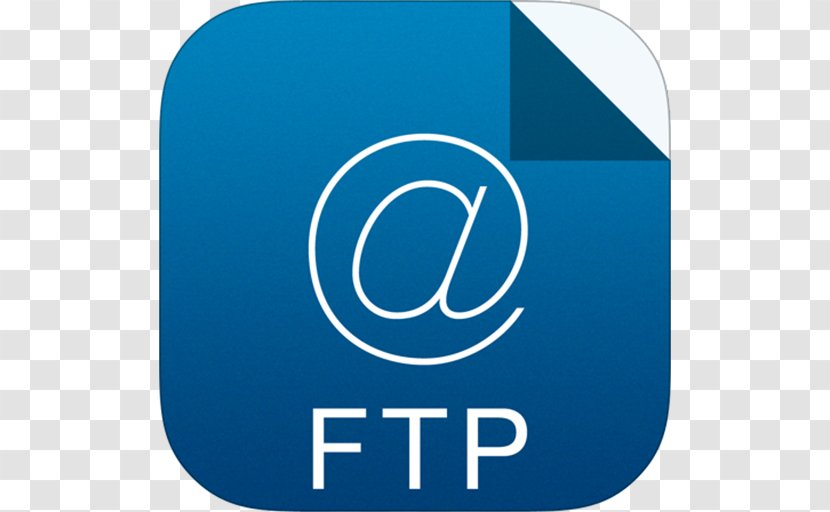 Logo Brand Font - Electric Blue - Ftp Clients Transparent PNG