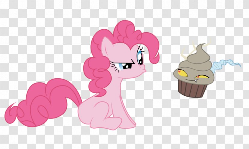 Pony Pinkie Pie Muffin Drawing Cupcake - Watercolor - Sad Vector Transparent PNG