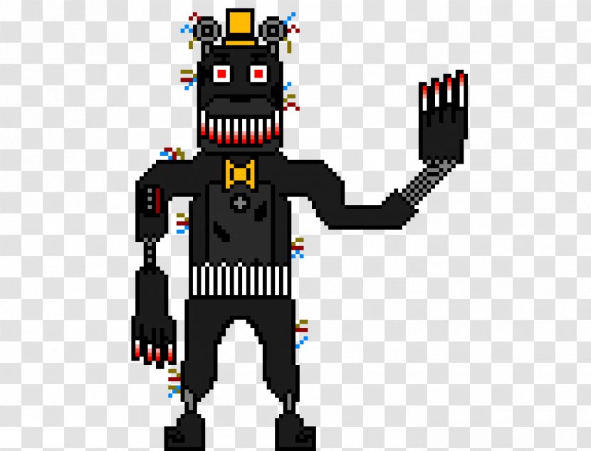 Five Nights At Freddy's 4 Pixel Art Minecraft - Fictional Character - Foxy Png Kawaii Transparent PNG