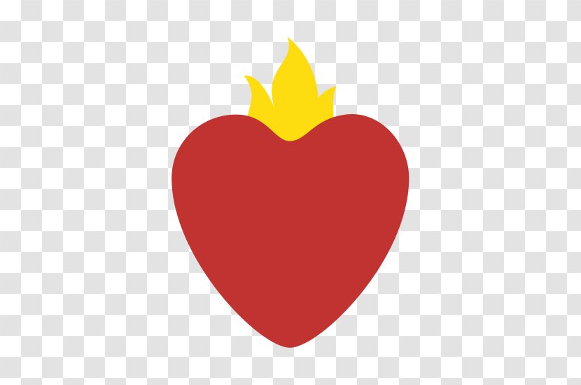 Red Leaf Heart Logo Plant - Tree - Fruit Transparent PNG