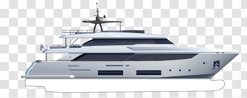 Luxury Yacht Custom Line Navetta 33 Ferretti Group - Motorboat Transparent PNG