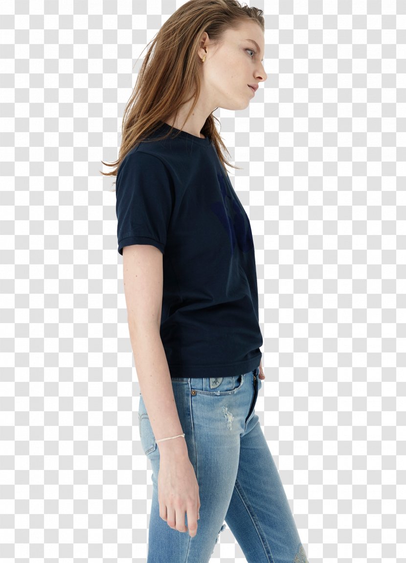 Sleeve T-shirt Shoulder Outerwear Button - Blouse Transparent PNG