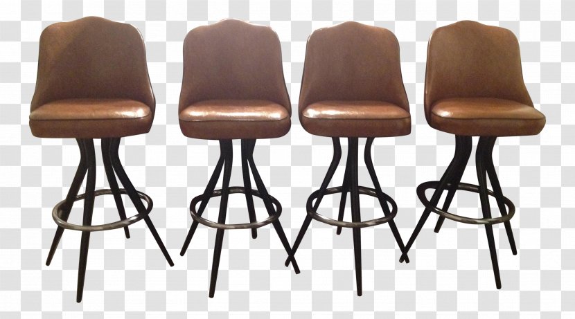 Chair Bar Stool - Wood - Four Legs Transparent PNG