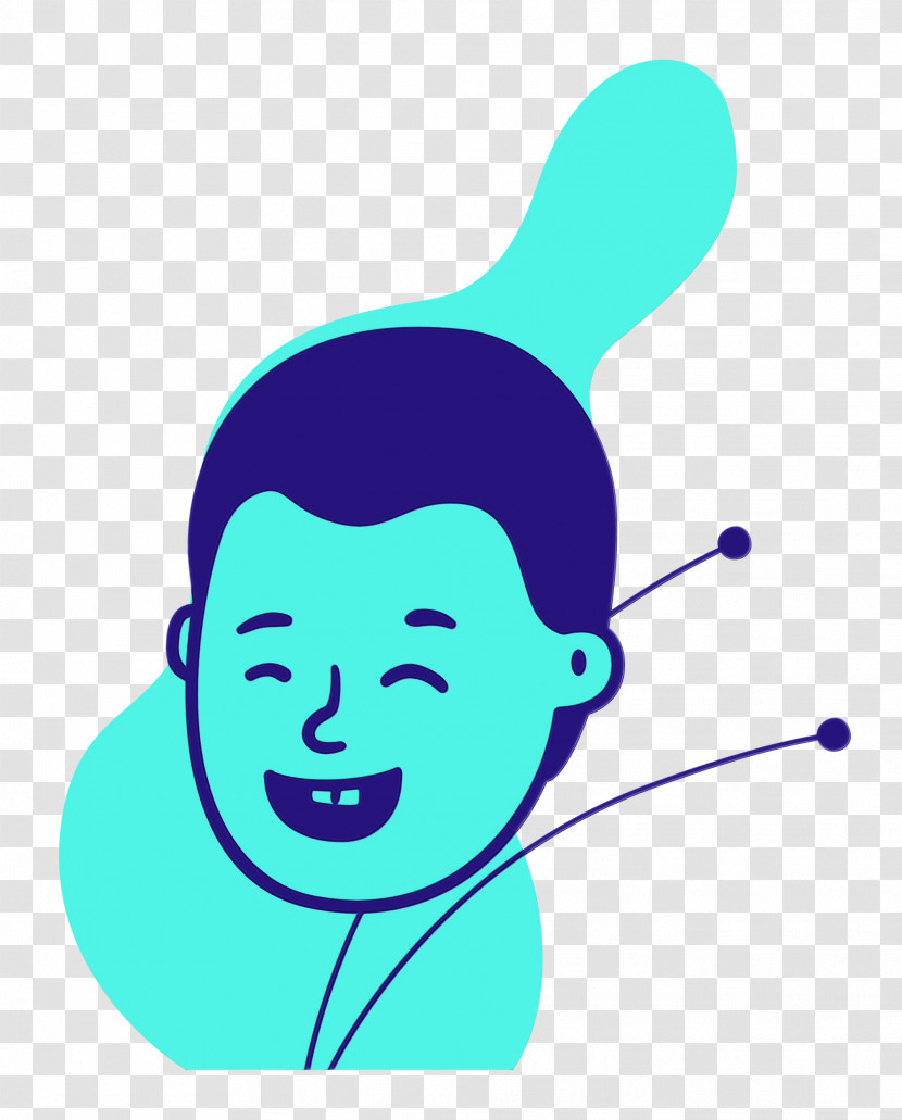 Human Smile Happiness Head M Cartoon Transparent PNG