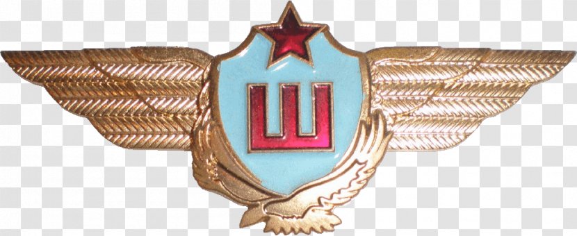 Badge Sign 0506147919 Знак военного летчика Kazakhstan - Wing Transparent PNG