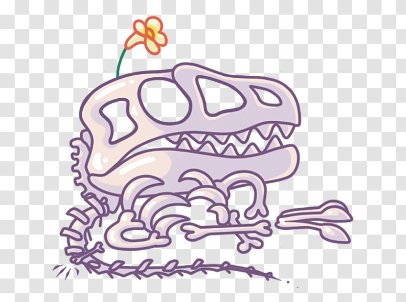 Drawing Vertebrate Line Art Clip - Flower - Party Dinosaur Transparent PNG