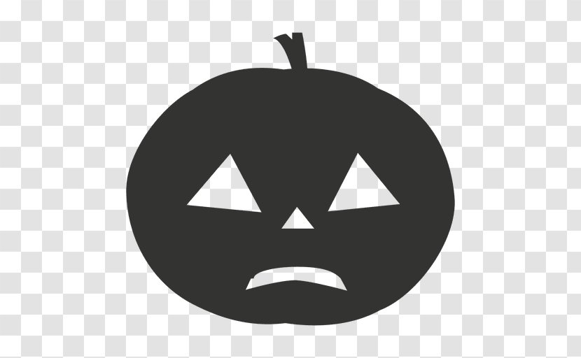 Jack-o'-lantern Face Halloween Pumpkin Clip Art - Silhouette Transparent PNG