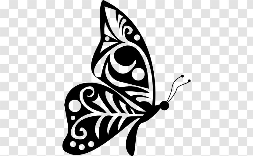 Butterfly Drawing Clip Art - Leaf - Both Side Design Transparent PNG