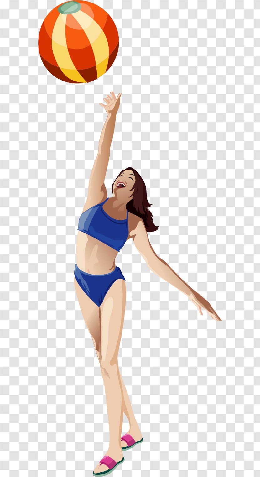 Illustration - Heart - Volleyball Beauty Transparent PNG