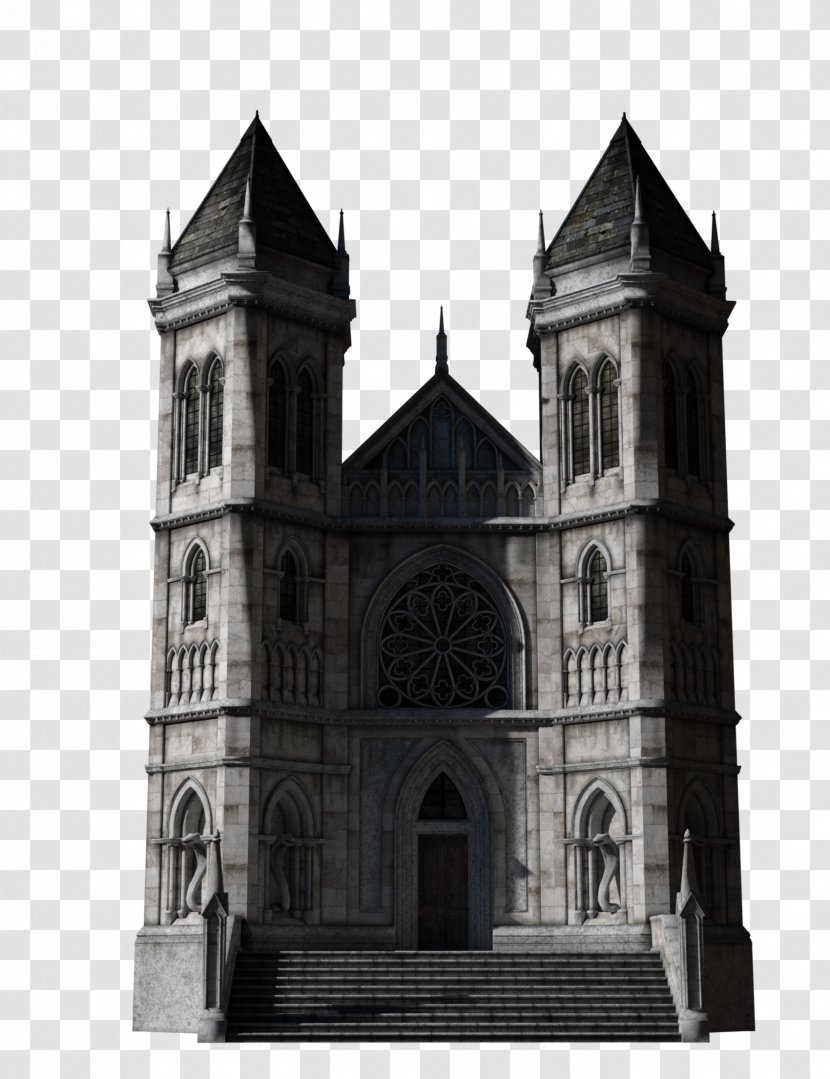 Middle Ages Medieval Architecture Basilica Historic Site Facade - Gothic - Cathedral Transparent PNG